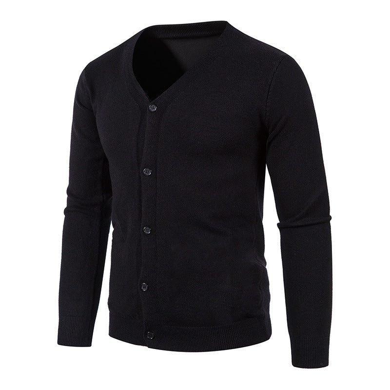 V-Neck Knit Cardigan