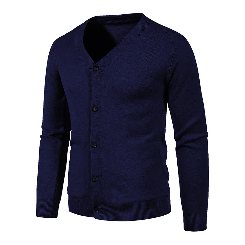 V-Neck Knit Cardigan