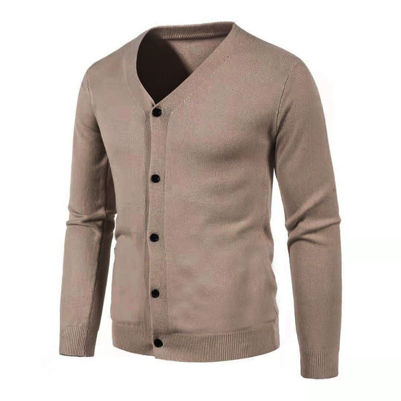 V-Neck Knit Cardigan