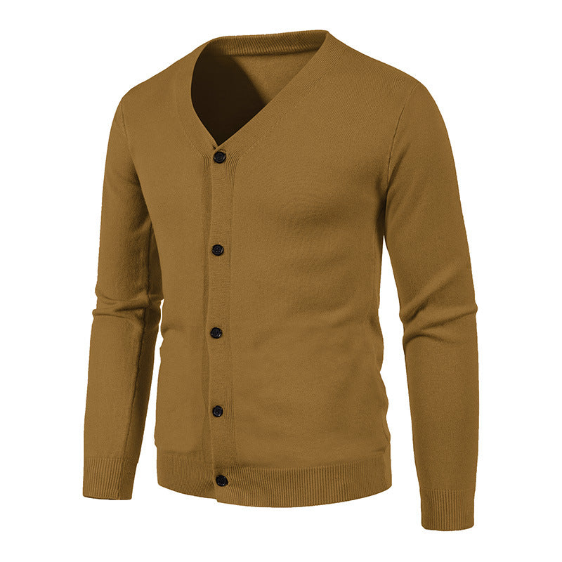 V-Neck Knit Cardigan