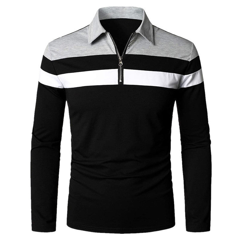 Men'S Long Sleeve Polo Shirt