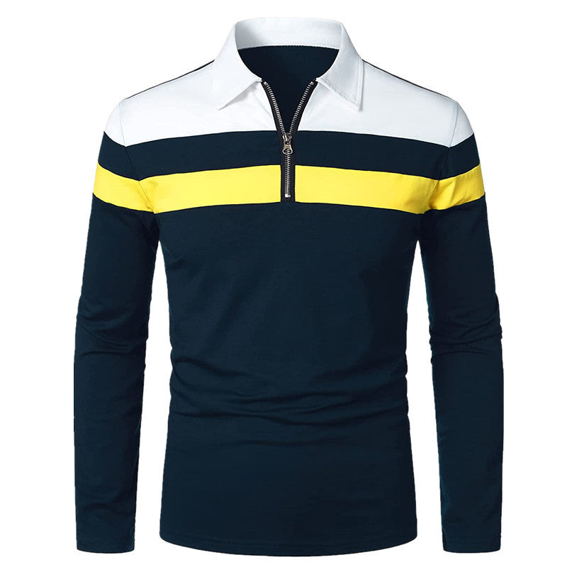 Men'S Long Sleeve Polo Shirt