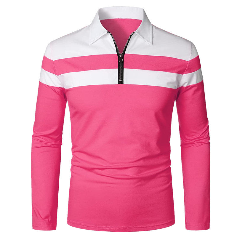 Men'S Long Sleeve Polo Shirt