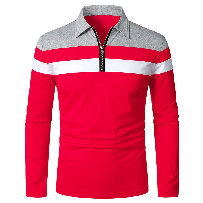 Men'S Long Sleeve Polo Shirt