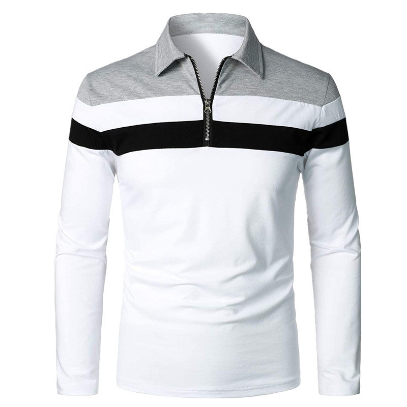 Men'S Long Sleeve Polo Shirt