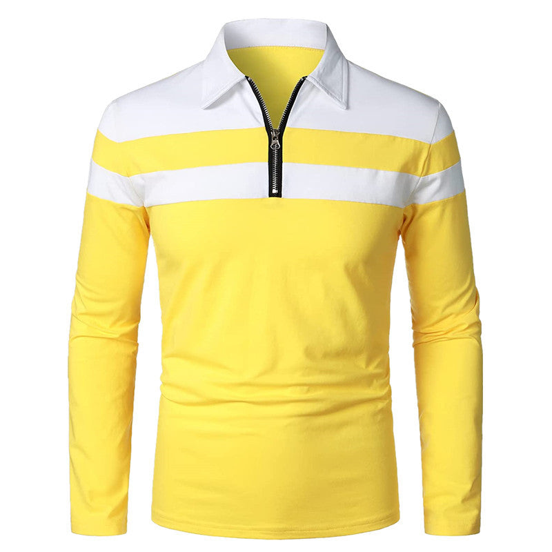 Men'S Long Sleeve Polo Shirt