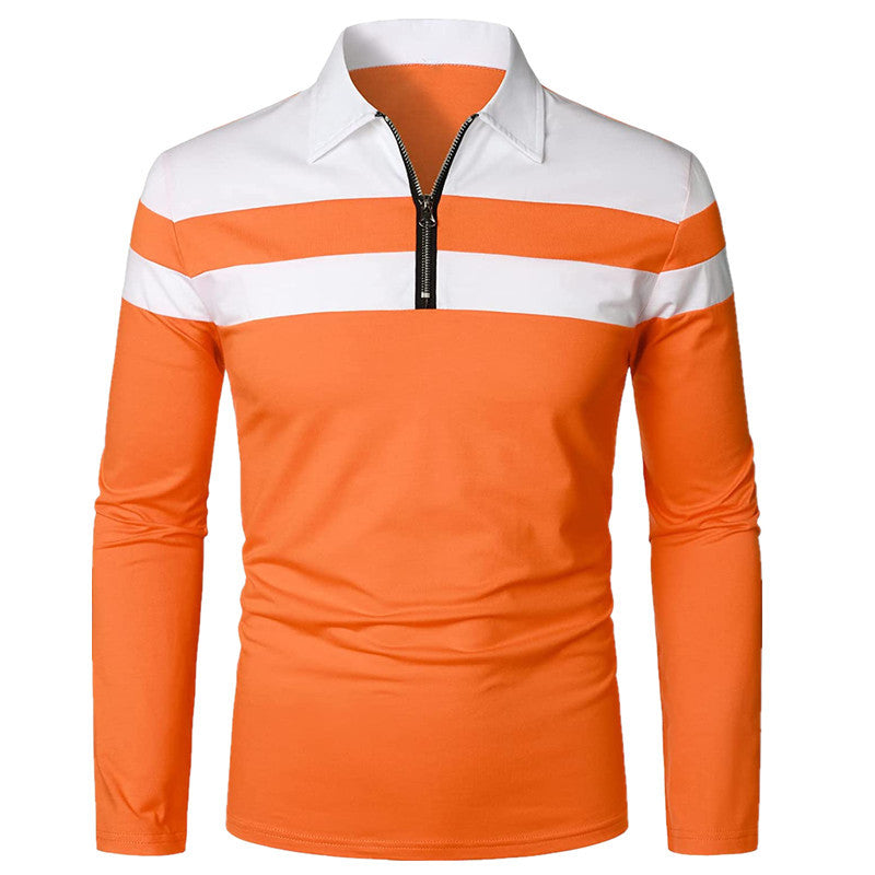 Men'S Long Sleeve Polo Shirt