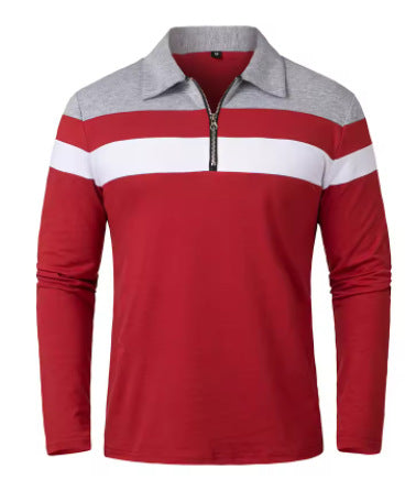 Men'S Long Sleeve Polo Shirt