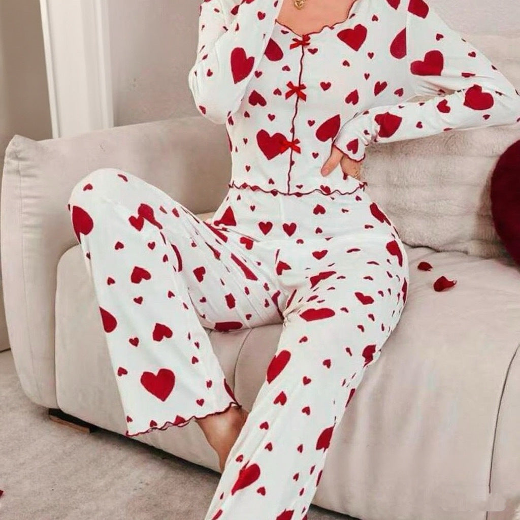 Women'S Sleepwear Outerwear-Ready Pants Set