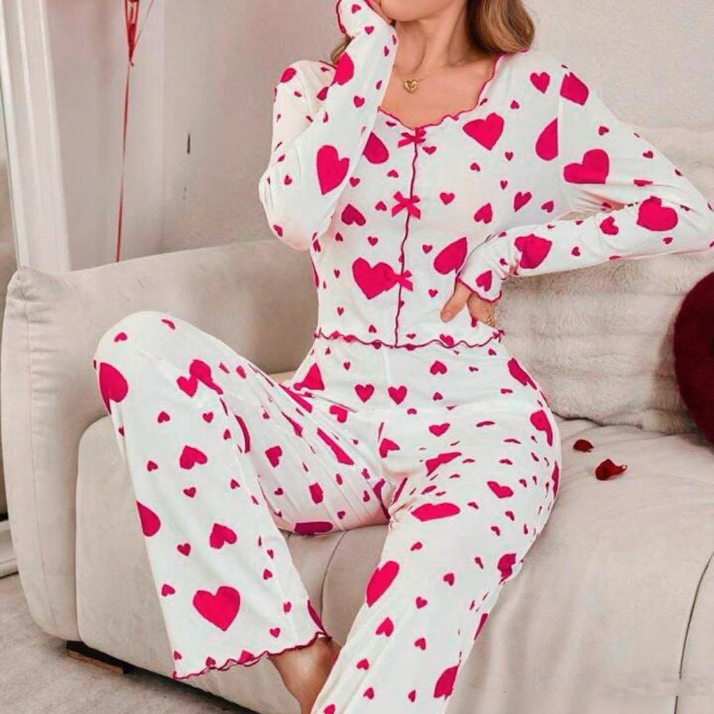 Women'S Sleepwear Outerwear-Ready Pants Set