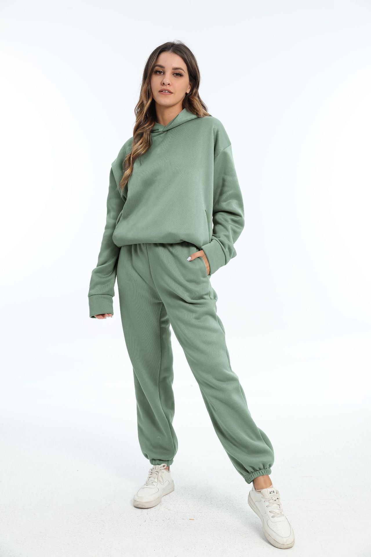Thickened Long Sleeve Sweat Pants