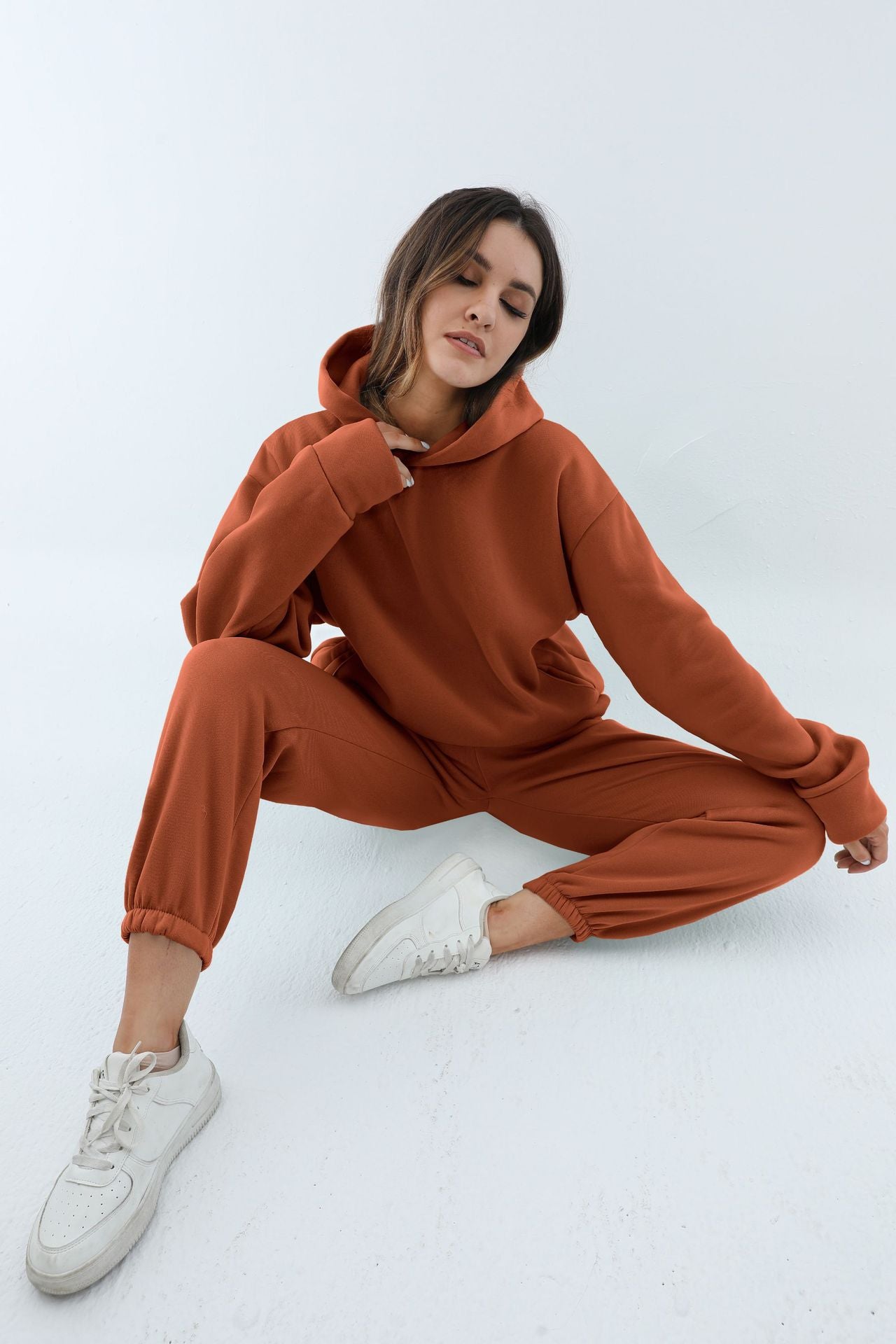 Thickened Long Sleeve Sweat Pants