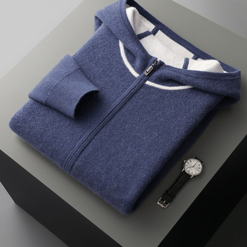Men'S Jacquard Cashmere Sweater