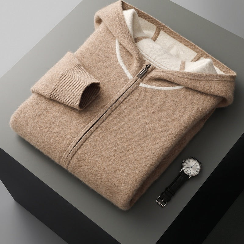 Men'S Jacquard Cashmere Sweater