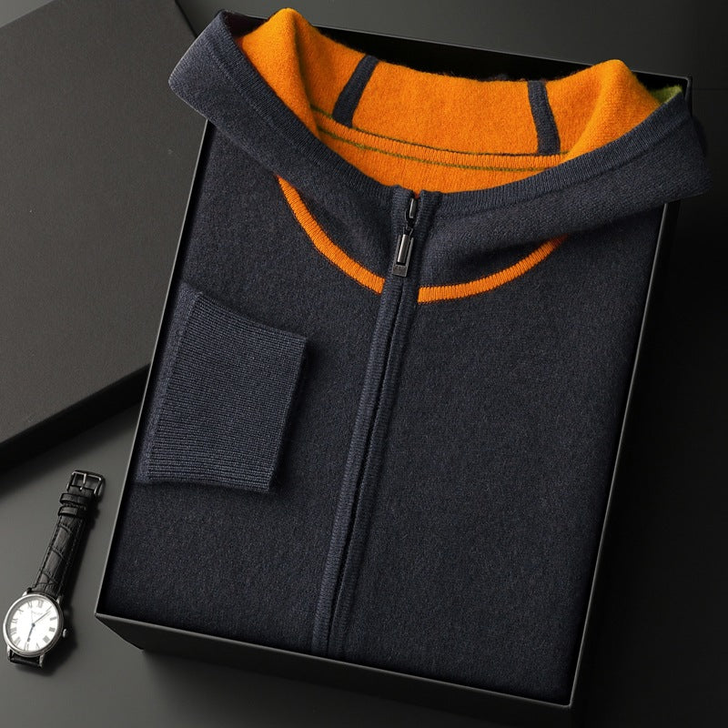 Men'S Jacquard Cashmere Sweater